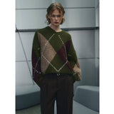 Noella NOELLA dam stickning LAI KNIT Knit Avocado Green Mix