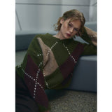Noella NOELLA dam stickning LAI KNIT Knit Avocado Green Mix