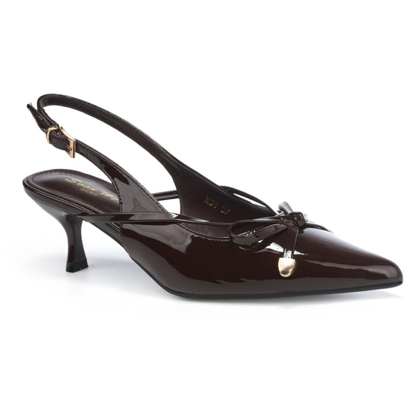 SHOES Nellie dam klackskor R31 Shoes Brown