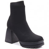 SHOES Nida stövlar 8579 Restudsalg Black