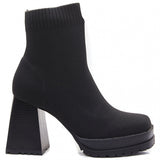 SHOES Nida stövlar 8579 Restudsalg Black