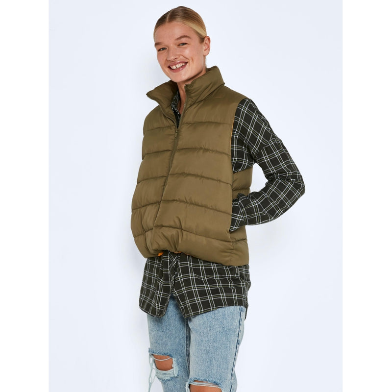 NOISY MAY Noisy May dam väst NMMARCUS Vest Burnt Olive