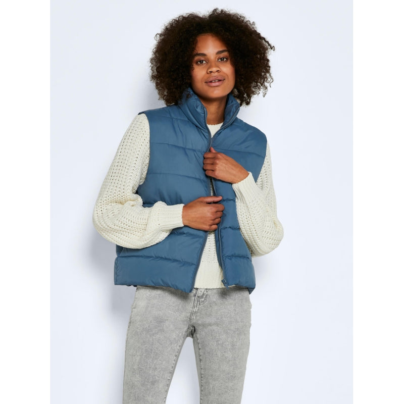 NOISY MAY Noisy May dam väst NMMARCUS Vest china blue