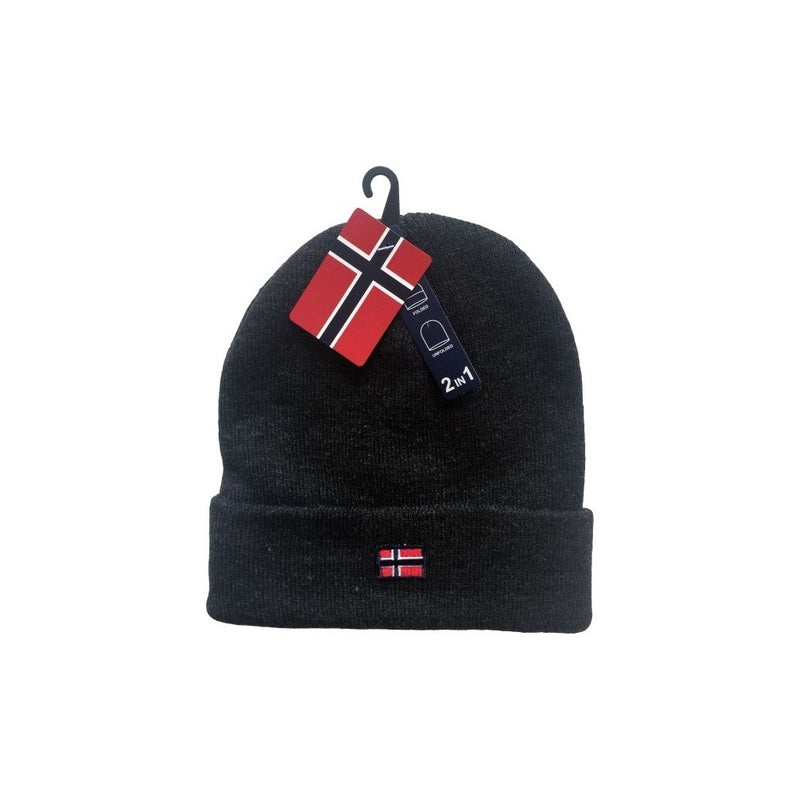Tex-Time Nordic Hue 2i1 Unisex Hats Charcoal