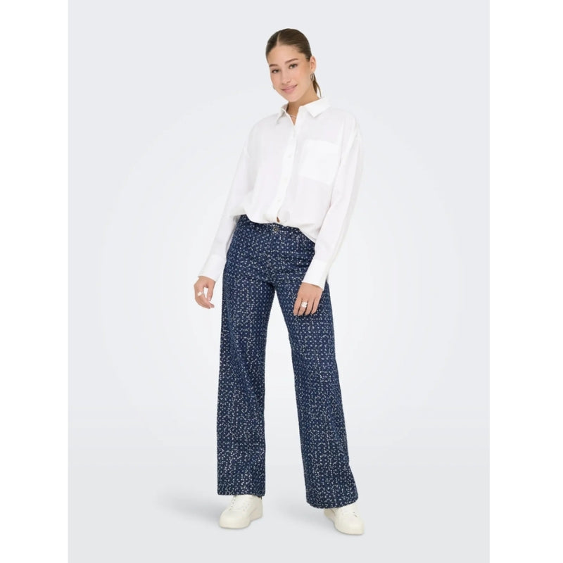 ONLY ONLY DAMBYXOR ONLEVITA Pant Dark Blue Denim