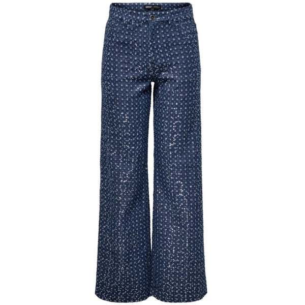 ONLY ONLY DAMBYXOR ONLEVITA Pant Dark Blue Denim