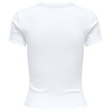 ONLY ONLY DAME TOP O-NECK ONLVAL Top Bright White