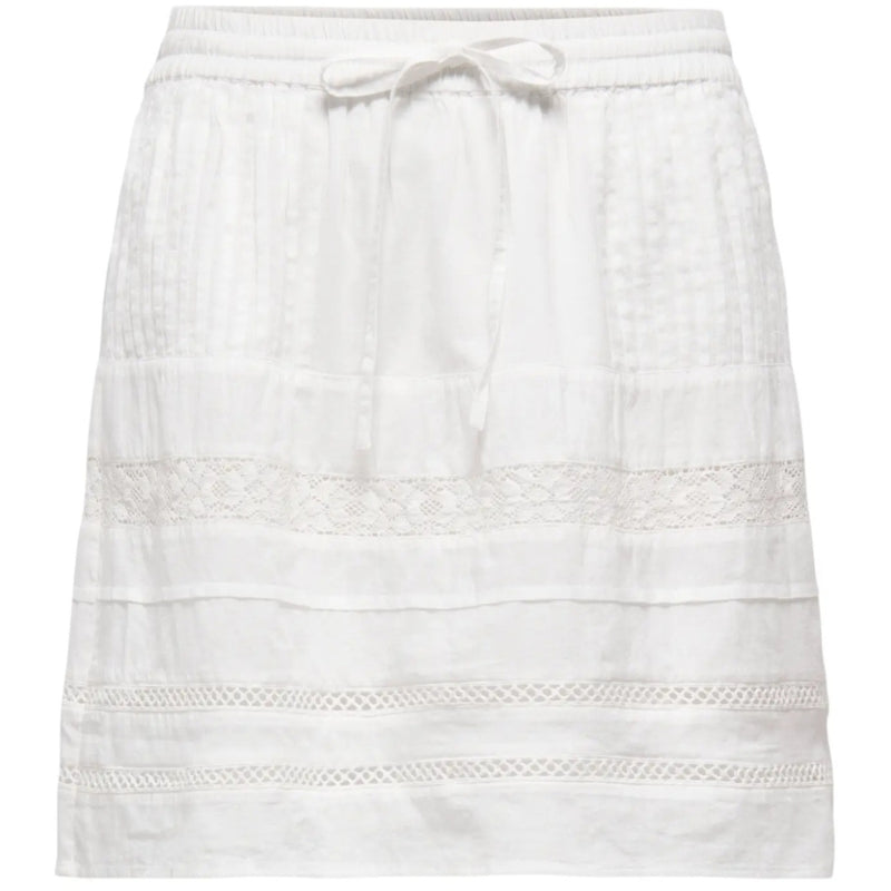 ONLY ONLY DAMKJOL ONLLYNDEN Skirt Cloud Dancer