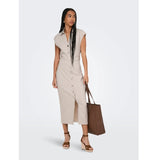 ONLY ONLY DAMKLÄNNING ONLBABE Dress Pumice Stone