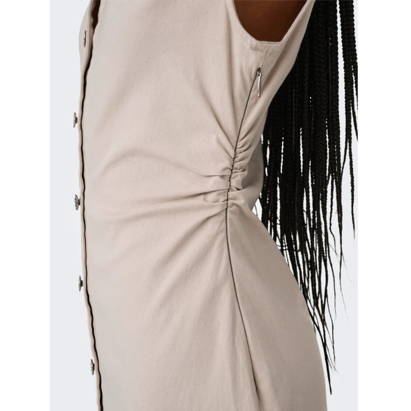 ONLY ONLY DAMKLÄNNING ONLBABE Dress Pumice Stone