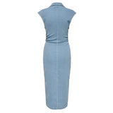 ONLY ONLY DAMKLÄNNING ONLBABE Dress Light Blue Denim