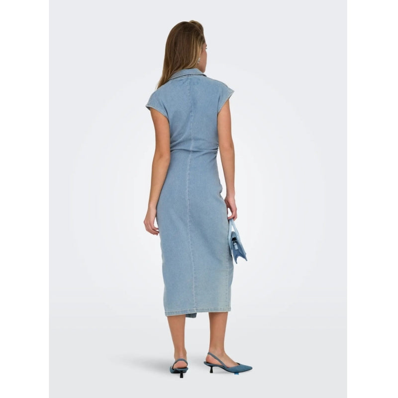 ONLY ONLY DAMKLÄNNING ONLBABE Dress Light Blue Denim