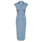 ONLY ONLY DAMKLÄNNING ONLBABE Dress Light Blue Denim