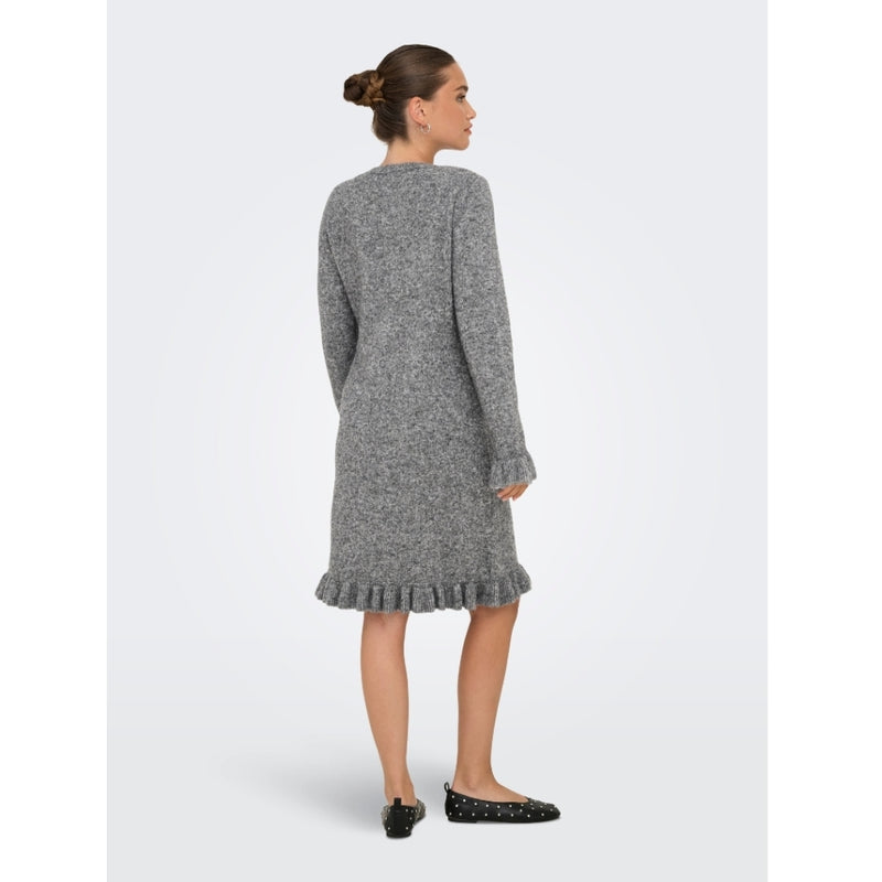 ONLY ONLY DAMKLÄNNING ONLMERA Dress Medium grey melange