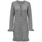 ONLY ONLY DAMKLÄNNING ONLMERA Dress Medium grey melange