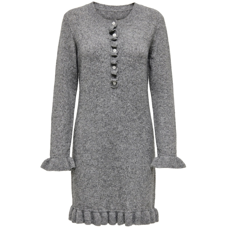 ONLY ONLY DAMKLÄNNING ONLMERA Dress Medium grey melange