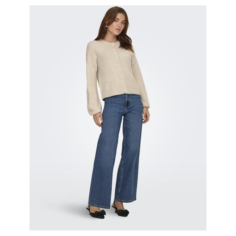 ONLY ONLY DAMKOFTA ONLISABELLA Cardigan Pumice Stone