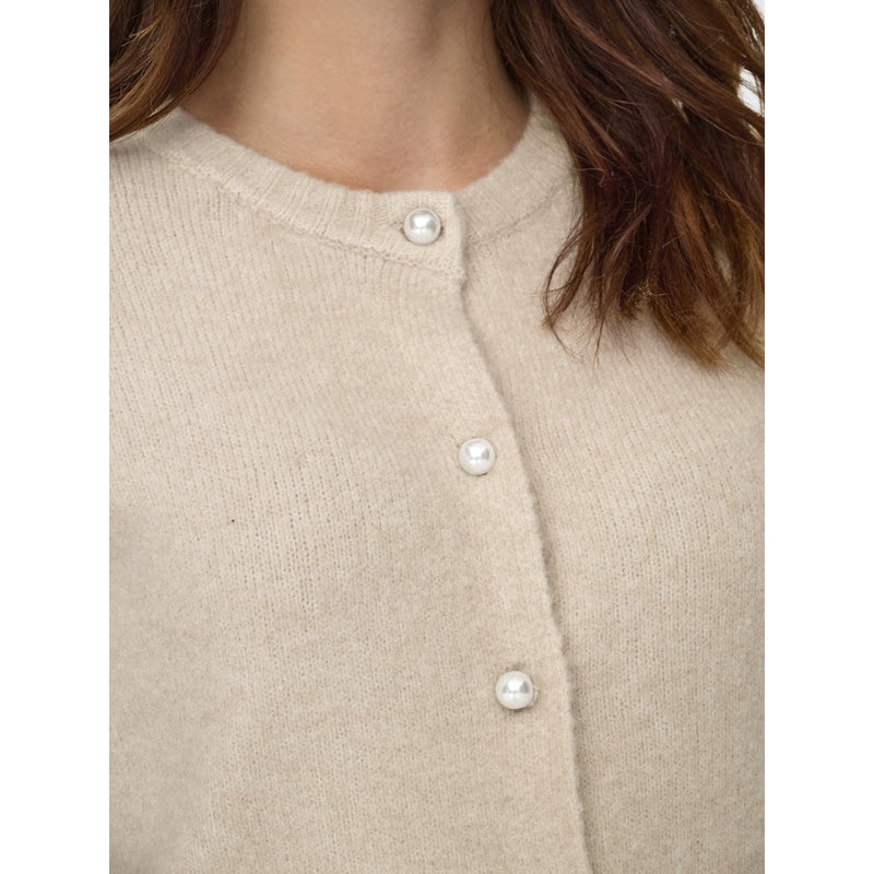 ONLY ONLY DAMKOFTA ONLISABELLA Cardigan Pumice Stone