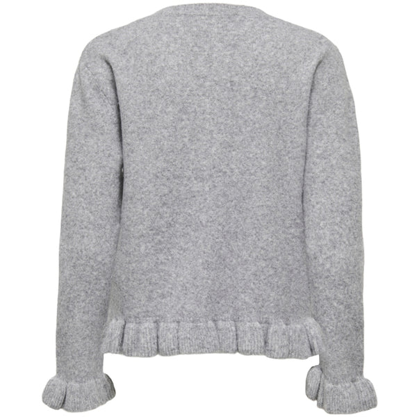 ONLY ONLY DAMKOFTA ONLRIMA Cardigan Light Grey Melange Button