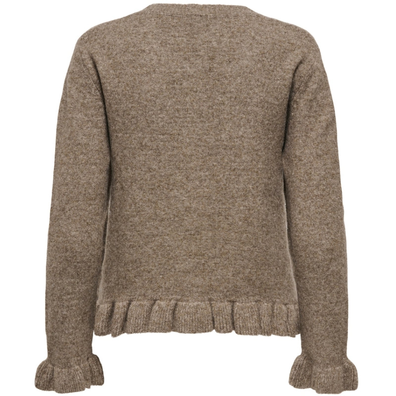 ONLY ONLY DAMKOFTA ONLRIMA Cardigan Walnut Melange Button