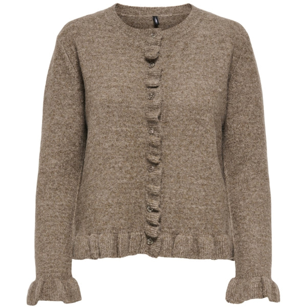 ONLY ONLY DAMKOFTA ONLRIMA Cardigan Walnut Melange Button