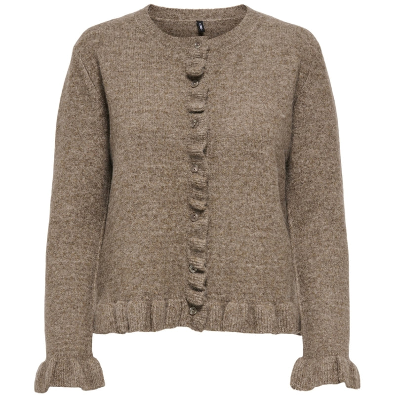 ONLY ONLY DAMKOFTA ONLRIMA Cardigan Walnut Melange Button