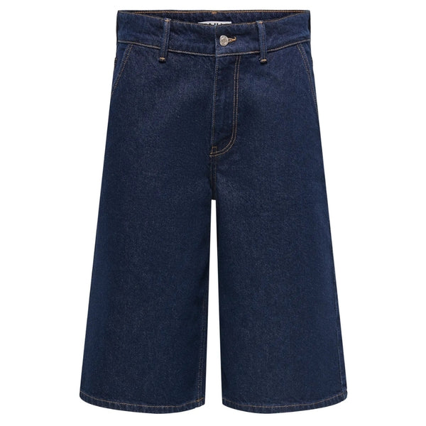 ONLY ONLY DAMSHORTS ONLCLAIR Shorts Dark Blue Denim