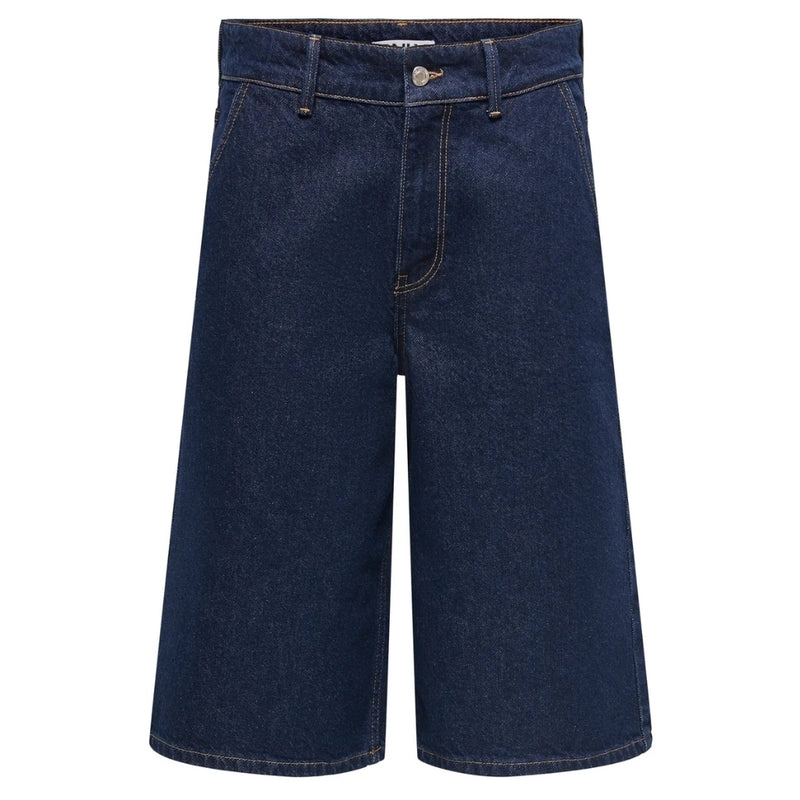 ONLY ONLY DAMSHORTS ONLCLAIR Shorts Dark Blue Denim