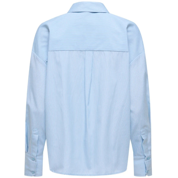 ONLY ONLY DAMSKJORTA ONLKIRI Shirt Cloud Dancer Delicate Blue