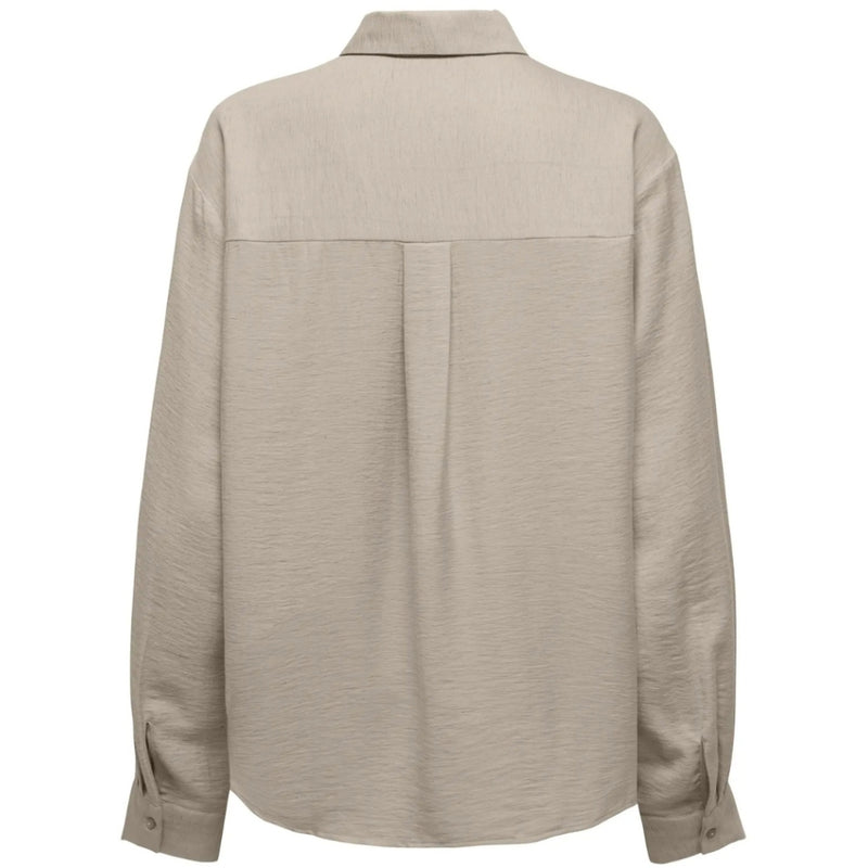 ONLY ONLY DAMSKJORTA ONLLINO Shirt Oxford Tan