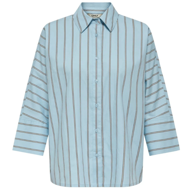 ONLY ONLY DAMSKJORTA ONLNANCY Shirt Cashmere Blue Stripes