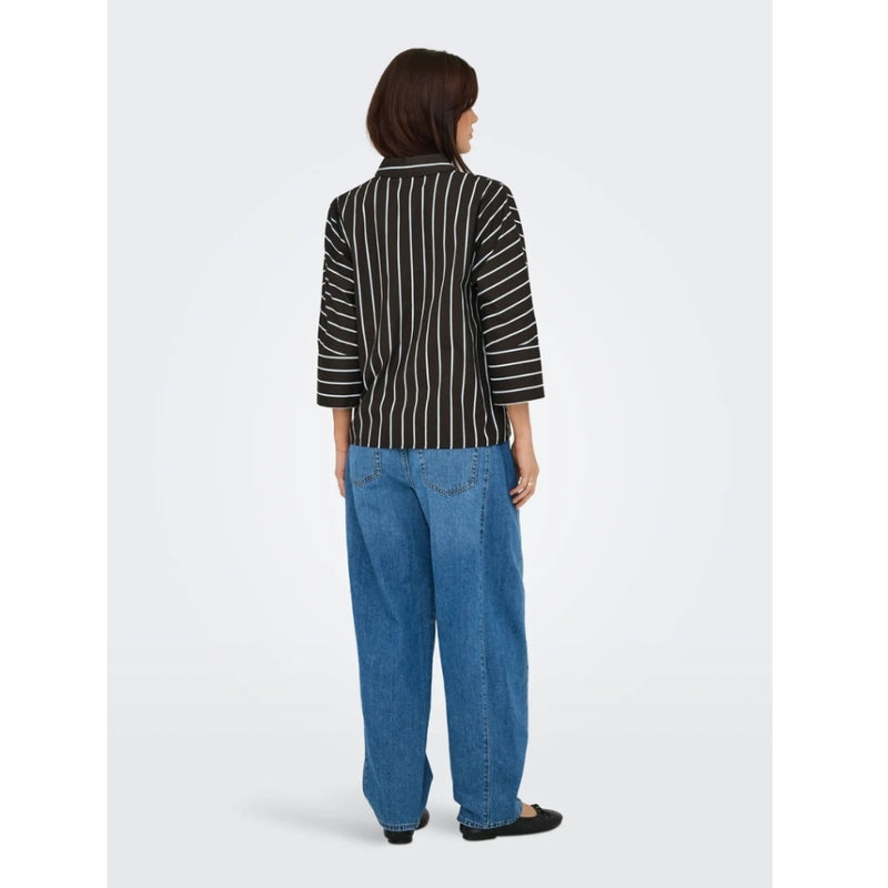 ONLY ONLY DAMSKJORTA ONLNANCY Shirt Chocolate Torte Stripes