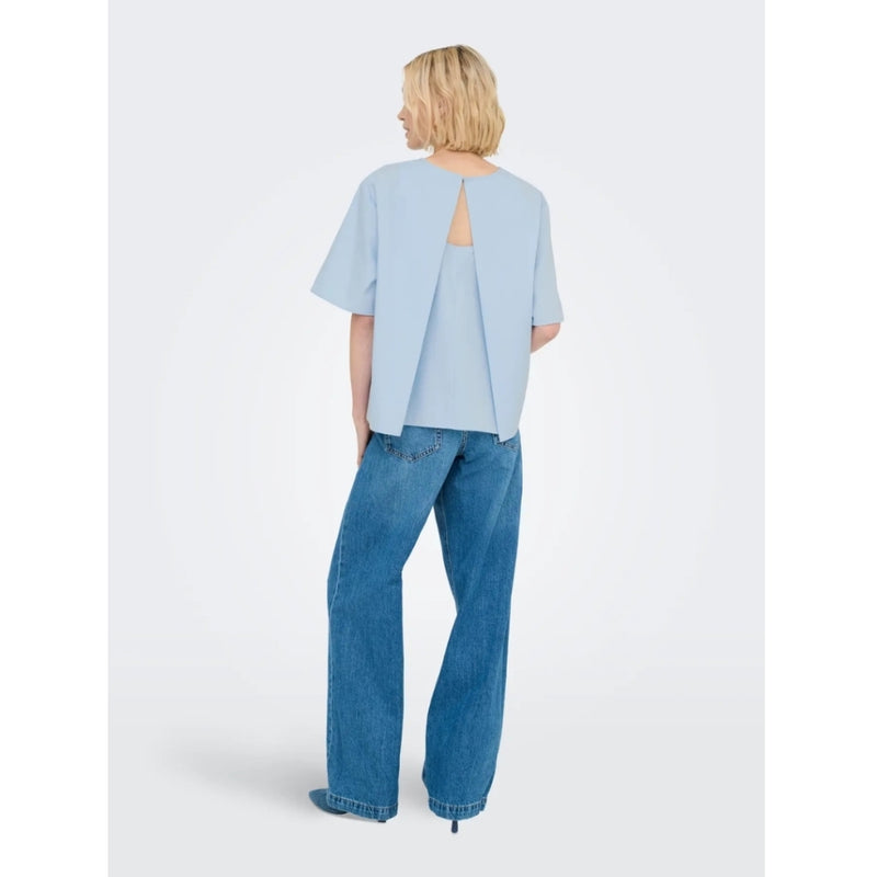 ONLY ONLY DAMTOPP ONLTUVA Top Cashmere Blue
