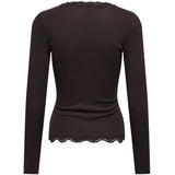 ONLY ONLY DAM BLOUS ONLENEA Blouse Black Coffee Pearl buttons