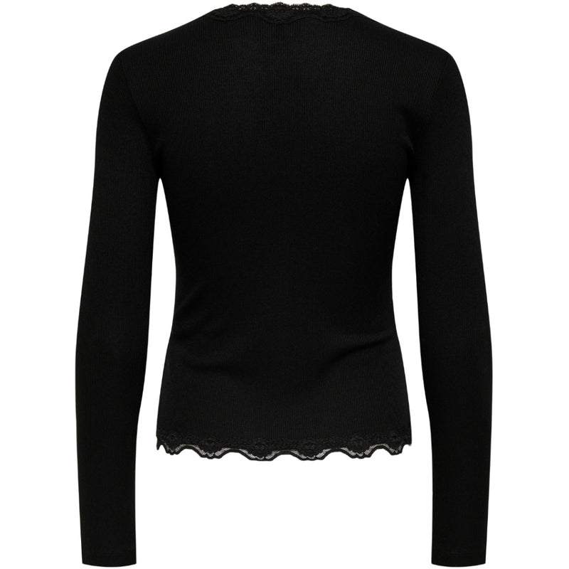 ONLY ONLY DAM BLOUS ONLENEA Blouse Black Pearl buttons