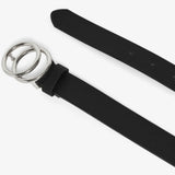 ONLY ONLY DAM FAUX LÄDER BÄLTE ONLRASMI Belts BLACK/SHINY SILVER BUCKLE