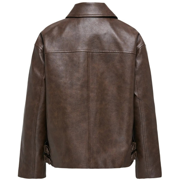 ONLY ONLY DAM JAKKE ONLJASMIN Jacket Bitter Chocolate