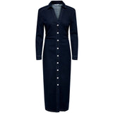 ONLY ONLY DAM KLÄNNING ONLCAITLIN Dress Dark Blue Denim
