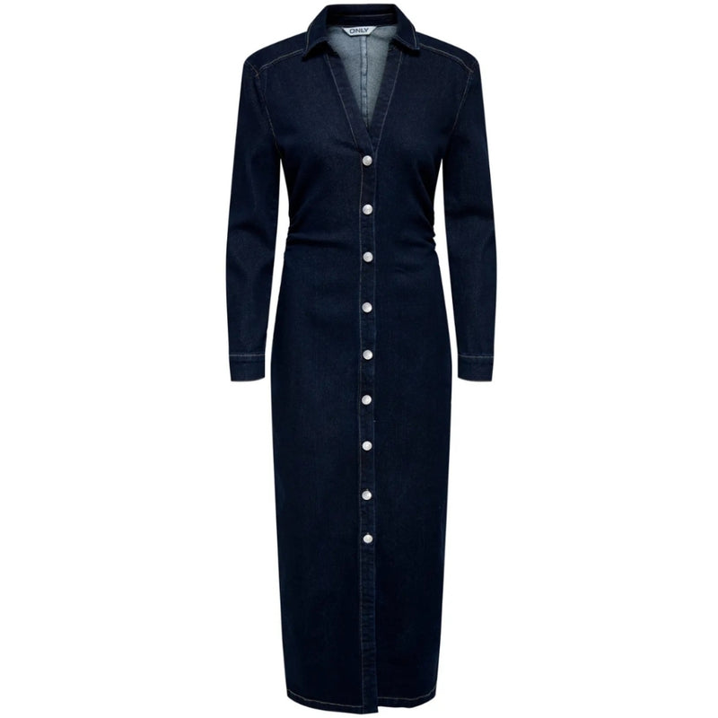 ONLY ONLY DAM KLÄNNING ONLCAITLIN Dress Dark Blue Denim