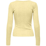 ONLY ONLY DAM LÅNGÄRMAD TOPP ONLTENNA LS Tee Pastel Yellow