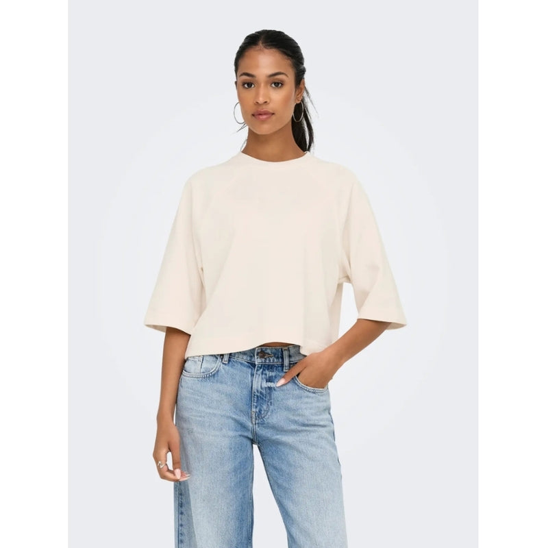 ONLY ONLY DAM T-SHIRT ONLDASIE T-shirt Gardenia