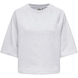 ONLY ONLY DAM T-SHIRT ONLDASIE T-shirt Light Grey Melange