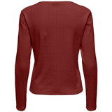 ONLY ONLY DAM TOPP ONLBREMEN Top Madder Brown