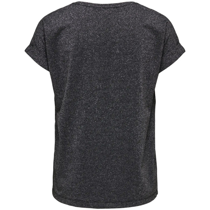 ONLY ONLY DAM TOPP ONLMOSTER Top Black Silver lurex
