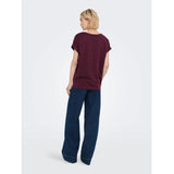 ONLY ONLY DAM TOPP ONLMOSTER Top Chocolate Truffle Chocolate truffle lurex