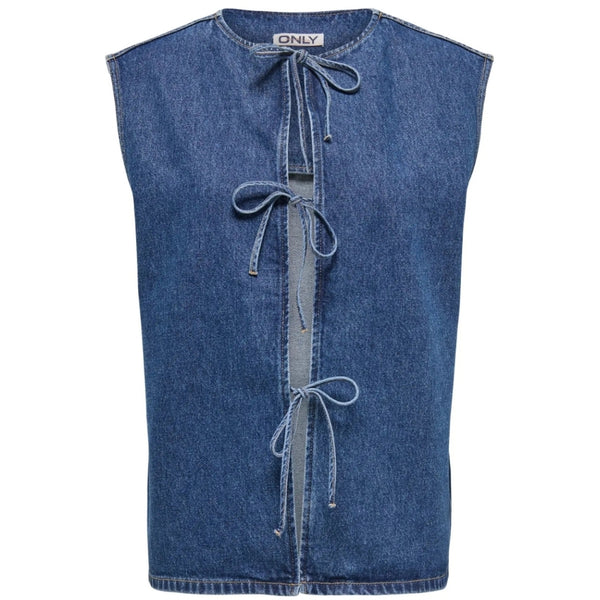 ONLY ONLY DAM VÄST ONLDORSE Vest Medium blue denim