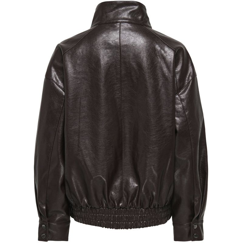 ONLY ONLY Dam Jacka Julia Bomber Jacket Chocolate Torte