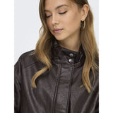 ONLY ONLY Dam Jacka Julia Bomber Jacket Chocolate Torte