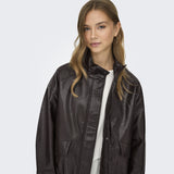 ONLY ONLY Dam Jacka Julia Bomber Jacket Chocolate Torte