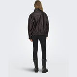 ONLY ONLY Dam Jacka Julia Bomber Jacket Chocolate Torte